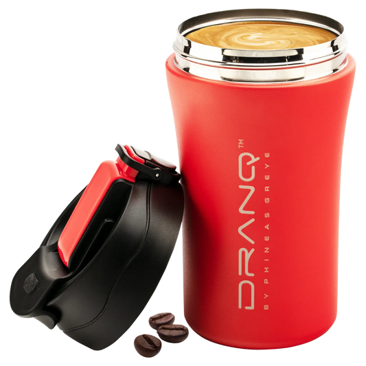Coffee Mug  (with dual outlet lid)